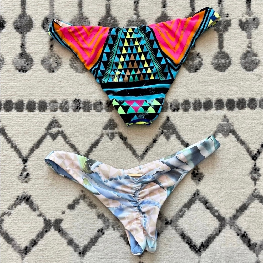 NWOT Two Mara Hoffman bikini bottoms, size XS - Picture 4 of 8